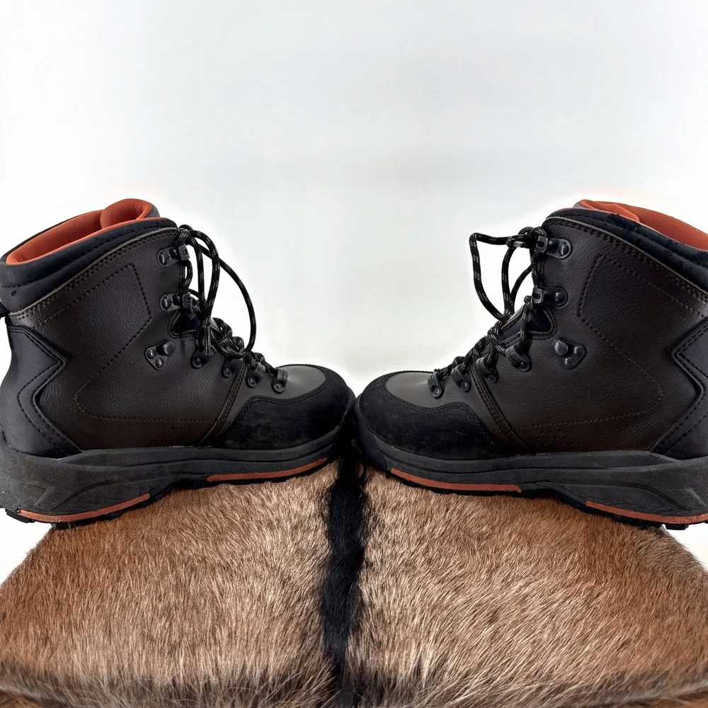 Simms Mens 8 Freestone Z Stockingfoot Wading Fly Fishing Boots Smoke Outdoors - Picture 6 of 9